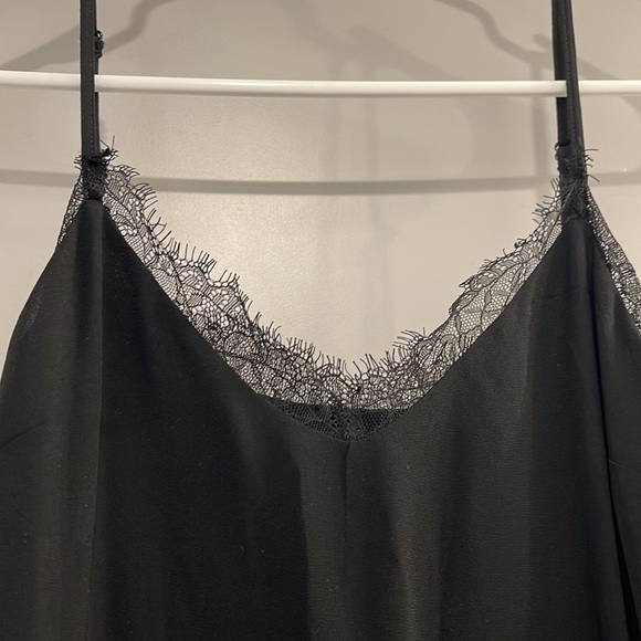 Lulus A Little More Love Black Lace Slip Dress XS - Picture 5 of 7